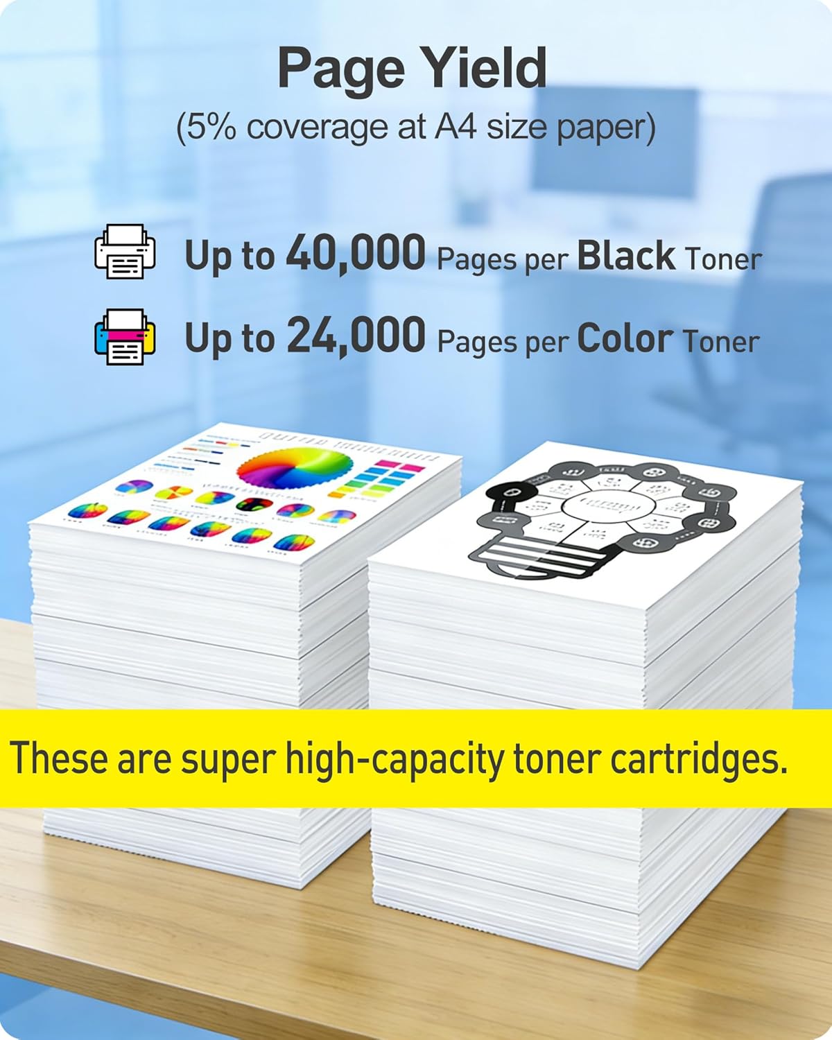 MasaiMara MX-61NT MX61NT MX-61NT-BA MX-61NT-CA MX-61NT-MA MX-61NT-YA Compatible Toner Cartridges for Sharp MX-2630N MX-3050N MX-3070N MX-3550N MX-4050N MX-5050N MX-6050N MX-6070N MX-3070V Printer