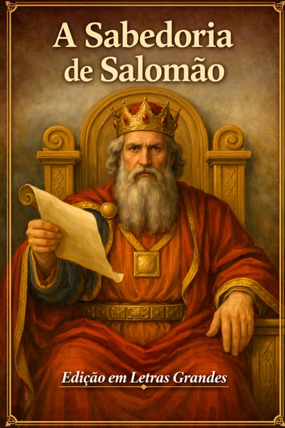 A Sabedoria de Salomão: Conhecido também como Livro da Sabedoria – Edição em letras grandes