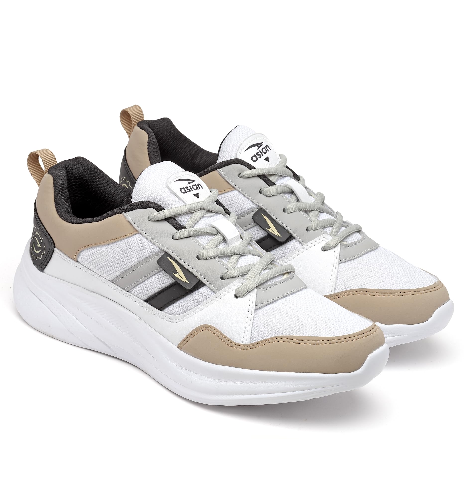 ASIAN Mens White Casual Sneaker Shoes with Synthetic Upper Lightweight Comfortable Mid Top Sneaker Shoes for Mens & Boys TERMINATOR-05 (B0DG8MQ5SL) Amazon Price History, Amazon Price Tracker