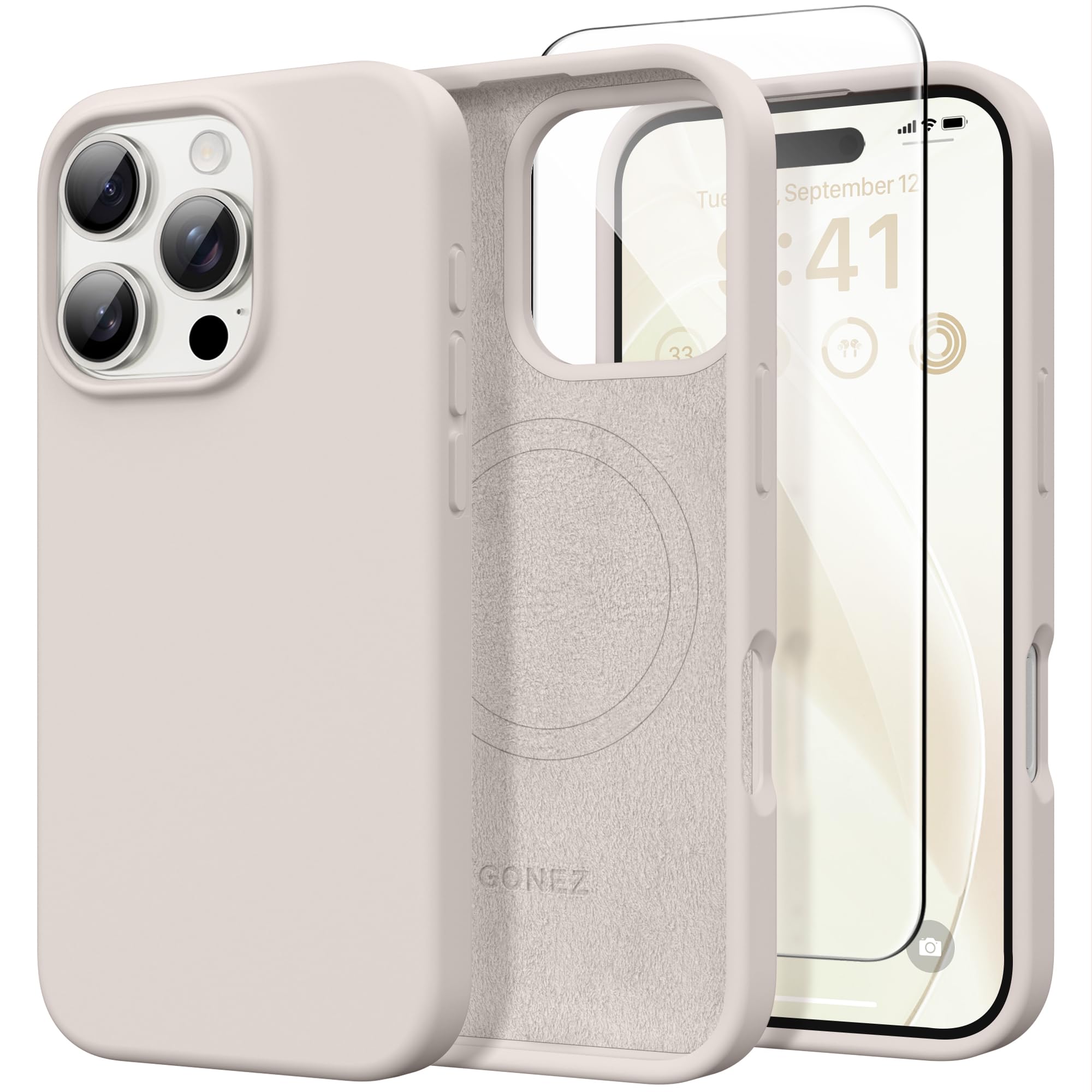 Misscase Custodia per iPhone 16 Pro Max con supporto per fotocamera