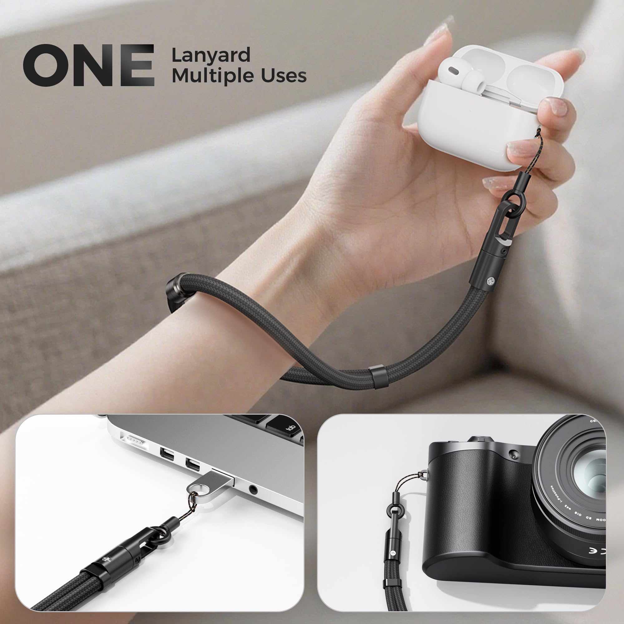 Amazon.com: SURDOCA 3-In-1 Phone Lanyard for Crossbody, Neck