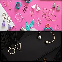 Vista 7 de MECCANIXITY Aretes redondos con cuentas, anillos de eslabones circulares para hacer joyas