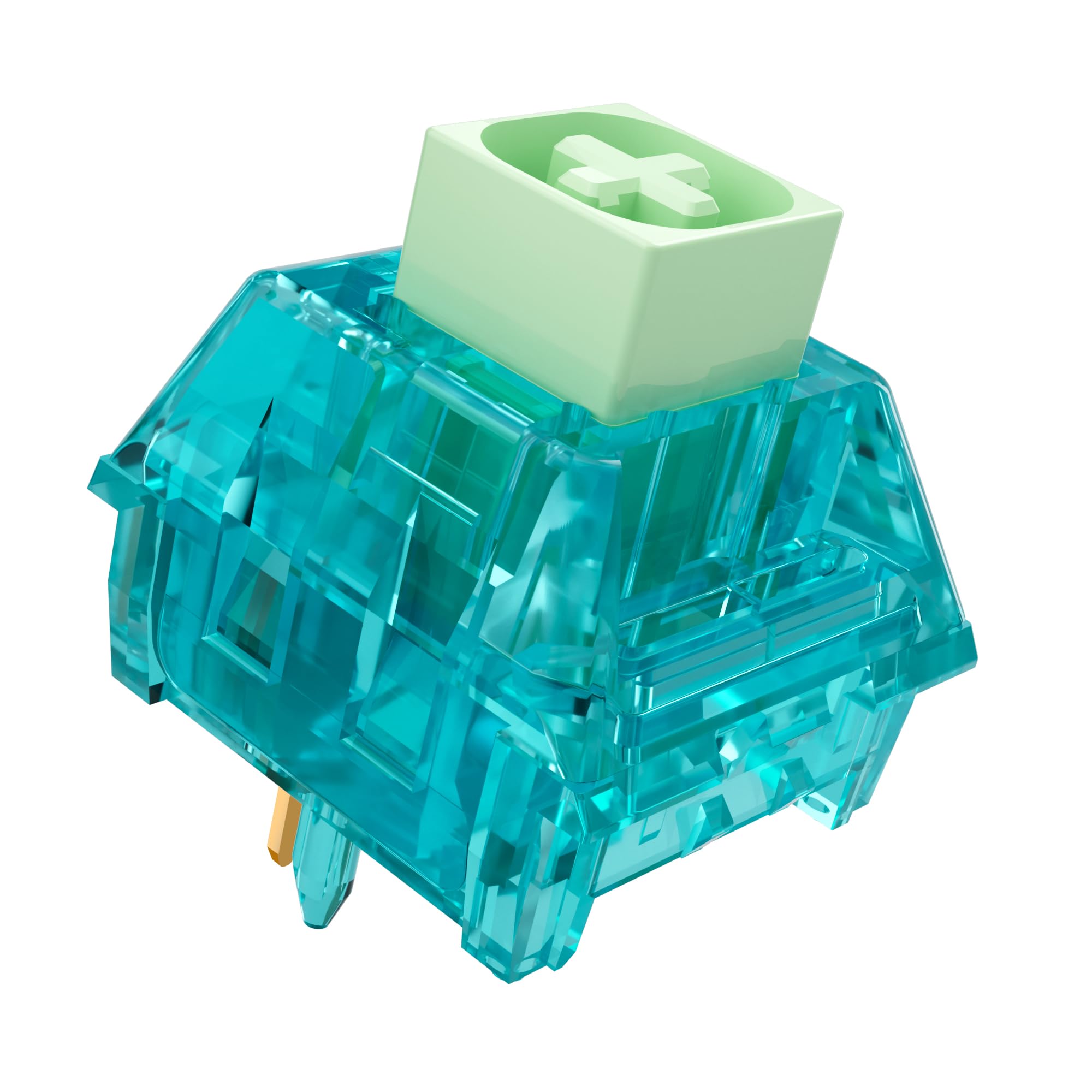 Interruptores de Teclado Mecánico Kailh Box Summer, 5 Pines 50gf Clicky/Escritura Rápida/Gaming/Interruptores Impermeables (Summer, 72 Pzs)