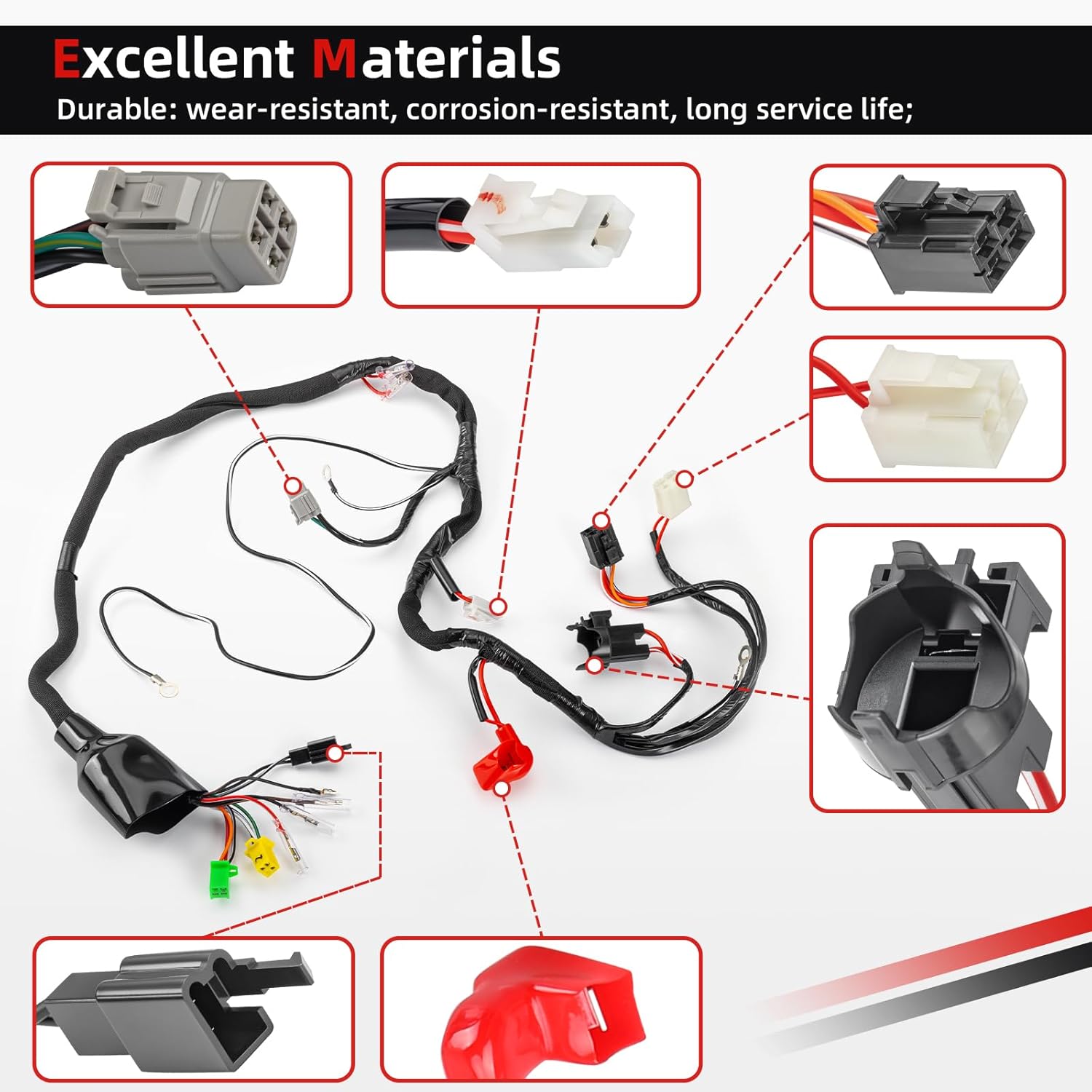 High Performance Wiring Harness for Suzuki QuadSport 80 LT80 1987-2006 36610-40B20