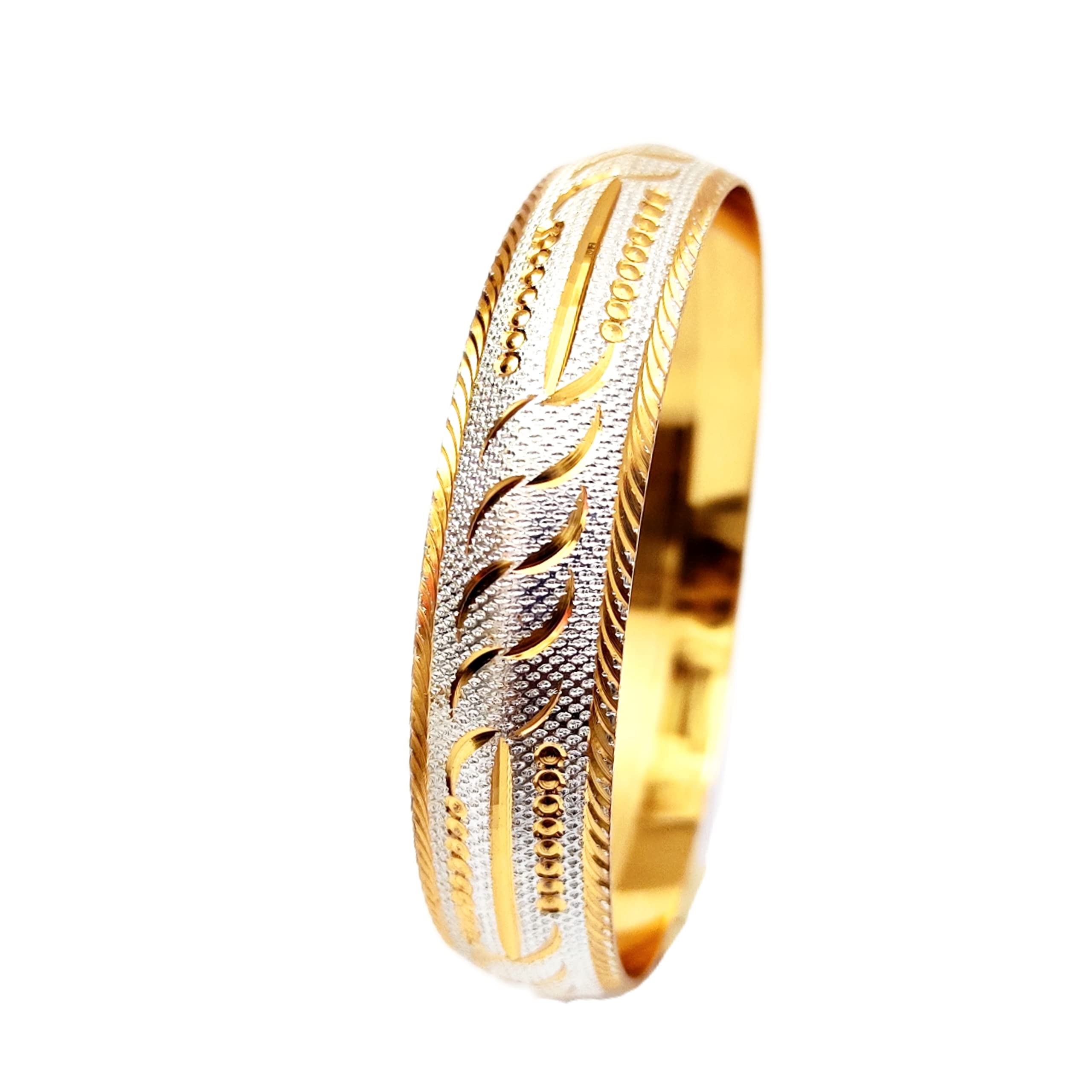 DESIGNER LEAF DESINGE GOLD PLATED KADA (2×14) (B0B85K8VQN) Amazon Price History, Amazon Price Tracker
