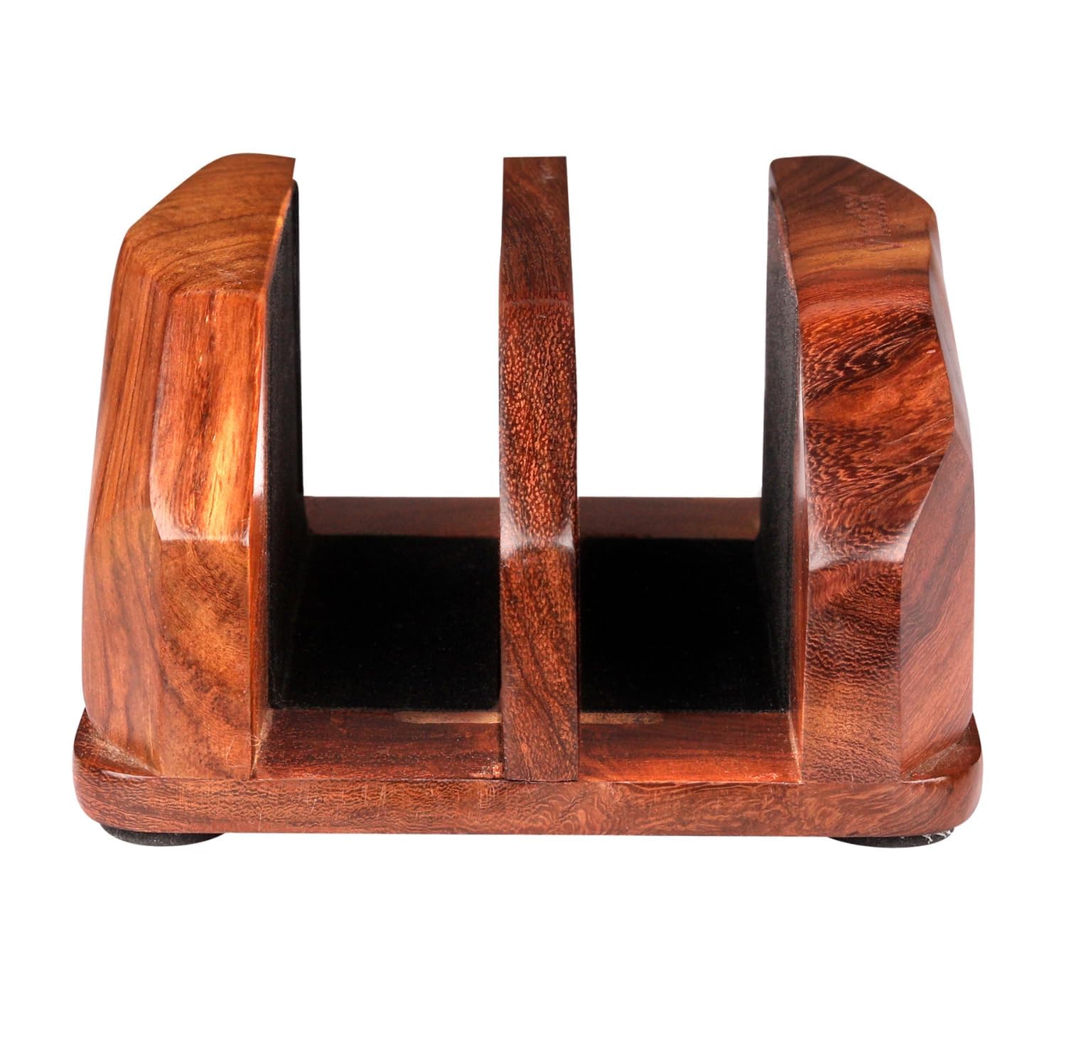 Supporto da tavolo regolabile ergonomico in legno verticale per laptop da scrivania, doppio supporto per laptop, adatto a tutti i laptop fino a 17,3", regali aziendali sostenibili,