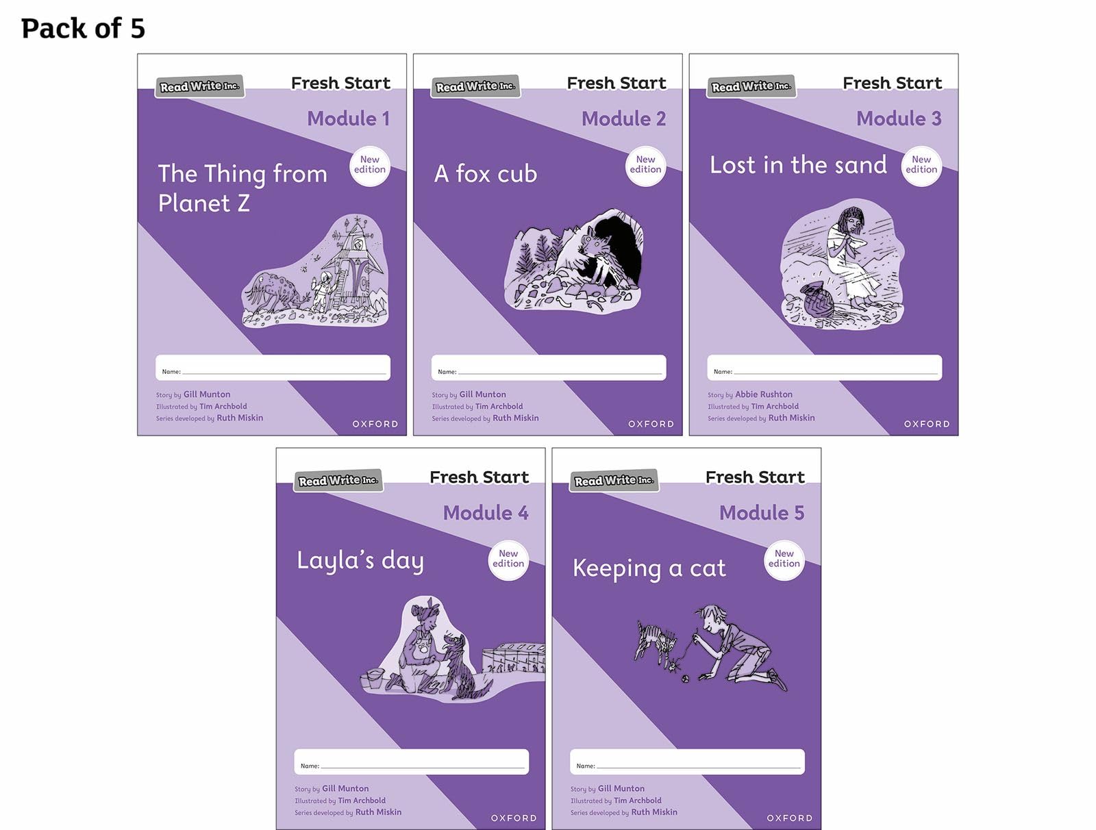 2024 Modules 1-5 - Pack of 5 (Read Write Inc. Fresh Start: 2024 Edition)