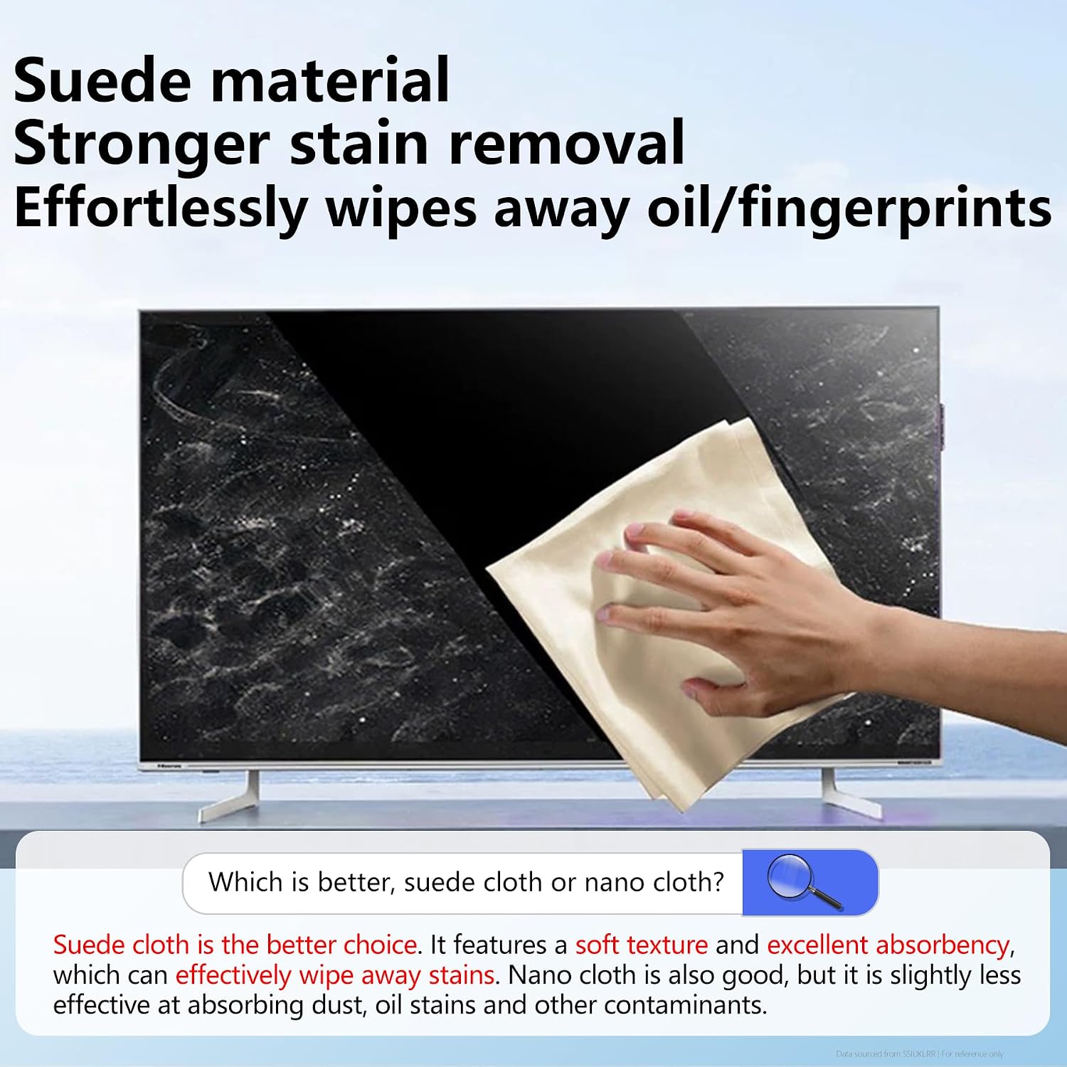 5 Pack Eyeglass Lens Cleaning Cloths,Microfiber Glasses Cleaning Cloths for Glasses,15.75X15.75 in Streak-Free,Safest Cloth for Eyeglass,VR/AR,Screens,Cameras,Phone,TV Screens,Lenses Tablets (5 Pack)