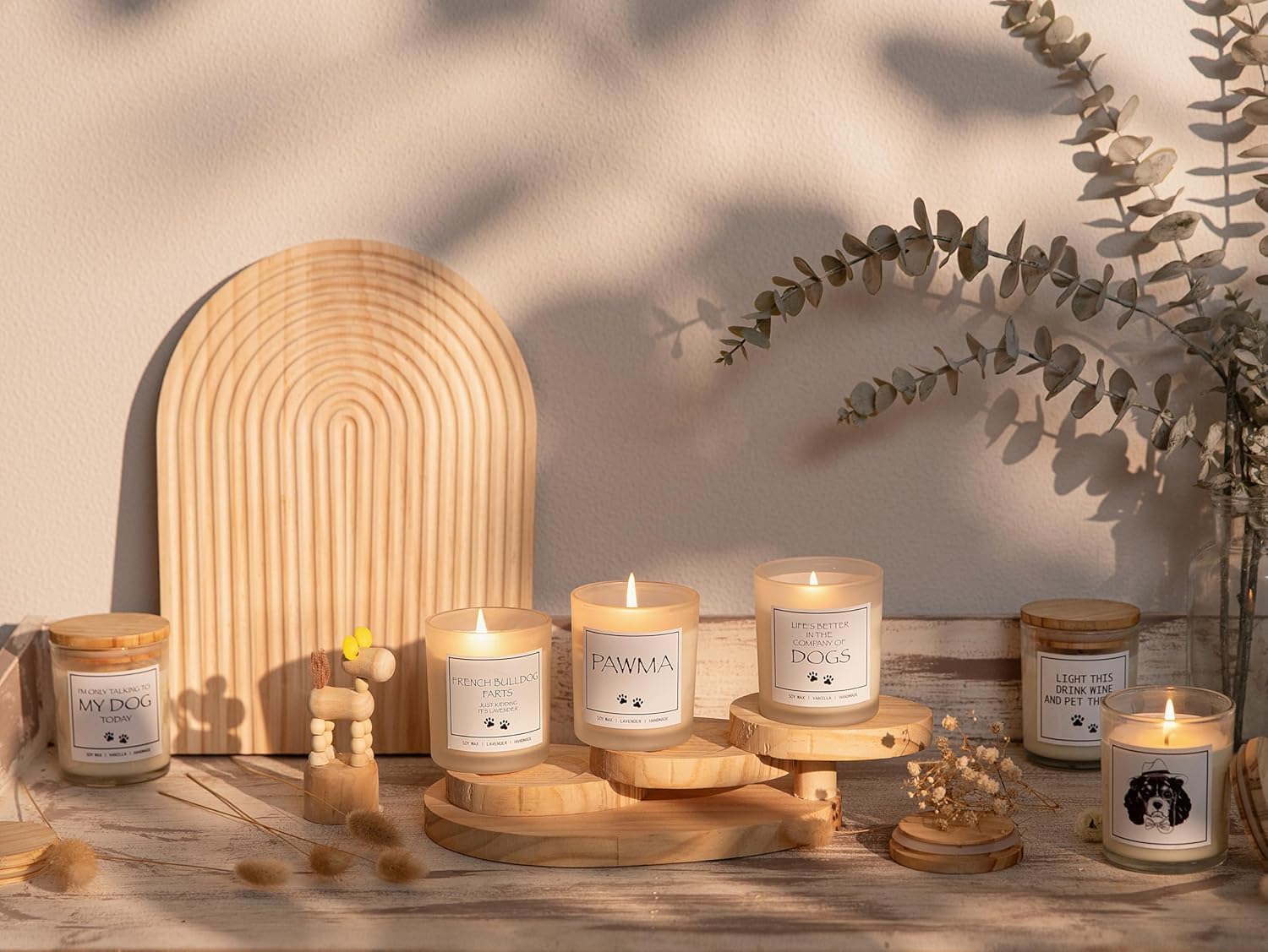 French Bulldog Gifts & Decor, French Bulldog Gifts for Women, Dog Mom Gift for Women, Dog Farts Candle, Pet Friendly Lavender Scented Candle, Natural Soy Wax & Natural Essential Oils - Image 5