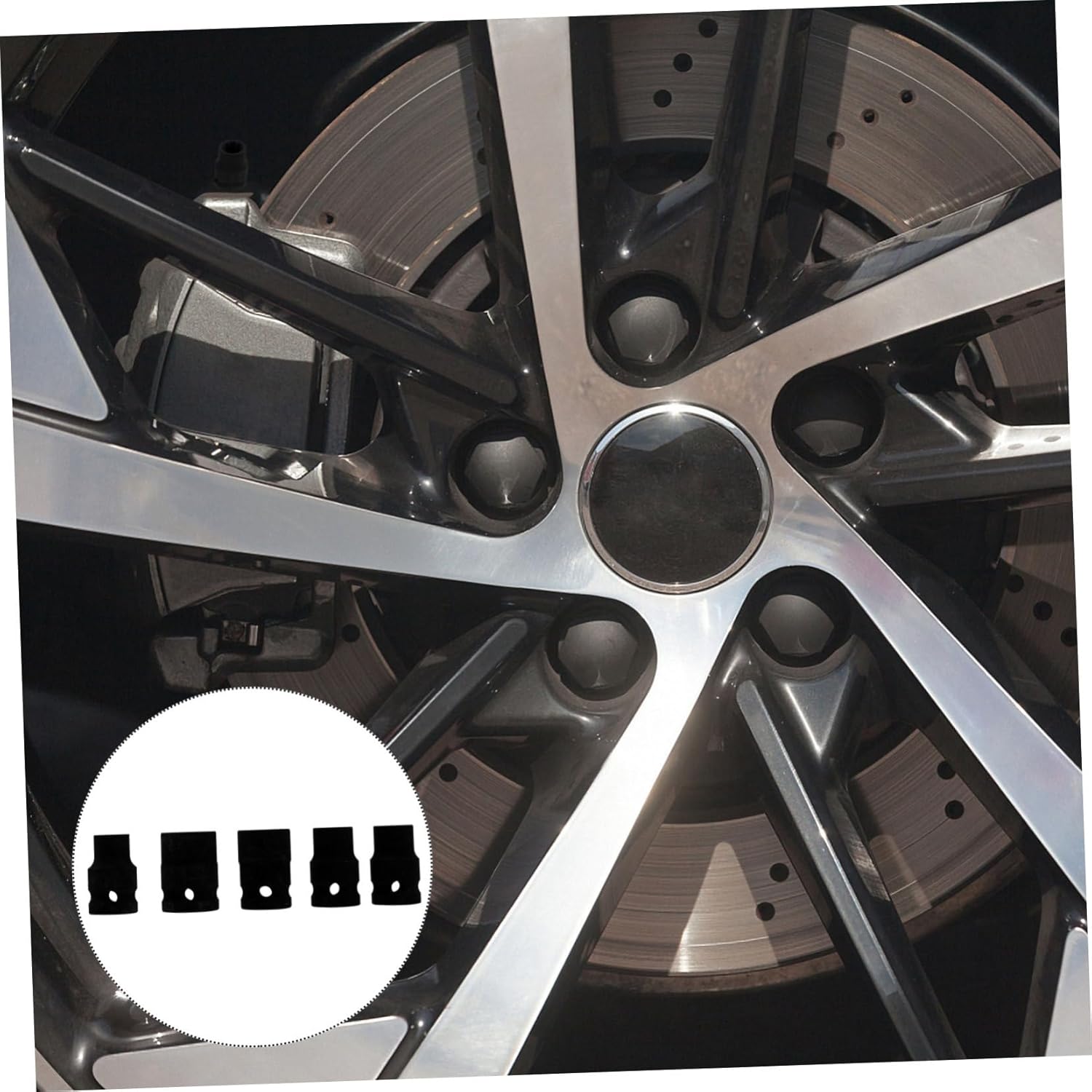 1set Brake Caliper Socket Tool Kit Teeth Sleeve for Easy Mechanical Repairs and Maintenance