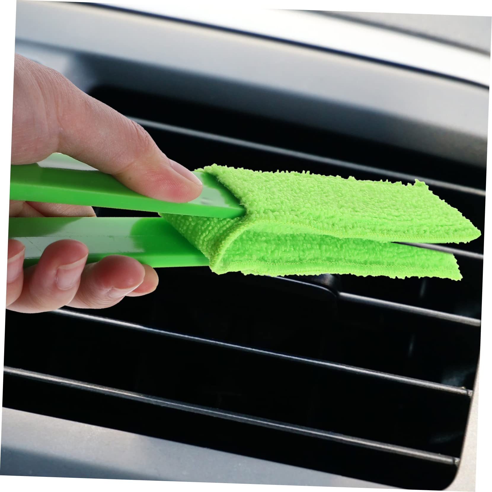 minkissy 16 cepillos para limpiar persianas venecianas, limpiador de persianas, limpiador de persianas de madera, limpiador de persianas para persianas de madera, ventiladores para coche, plumero de