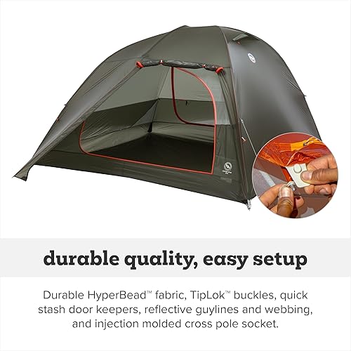 Miniatura 5 de Big Agnes Copper Spur UL - Tienda de campaña para acampar, 3 estaciones, ultraligera, impermeable, postes anodizados