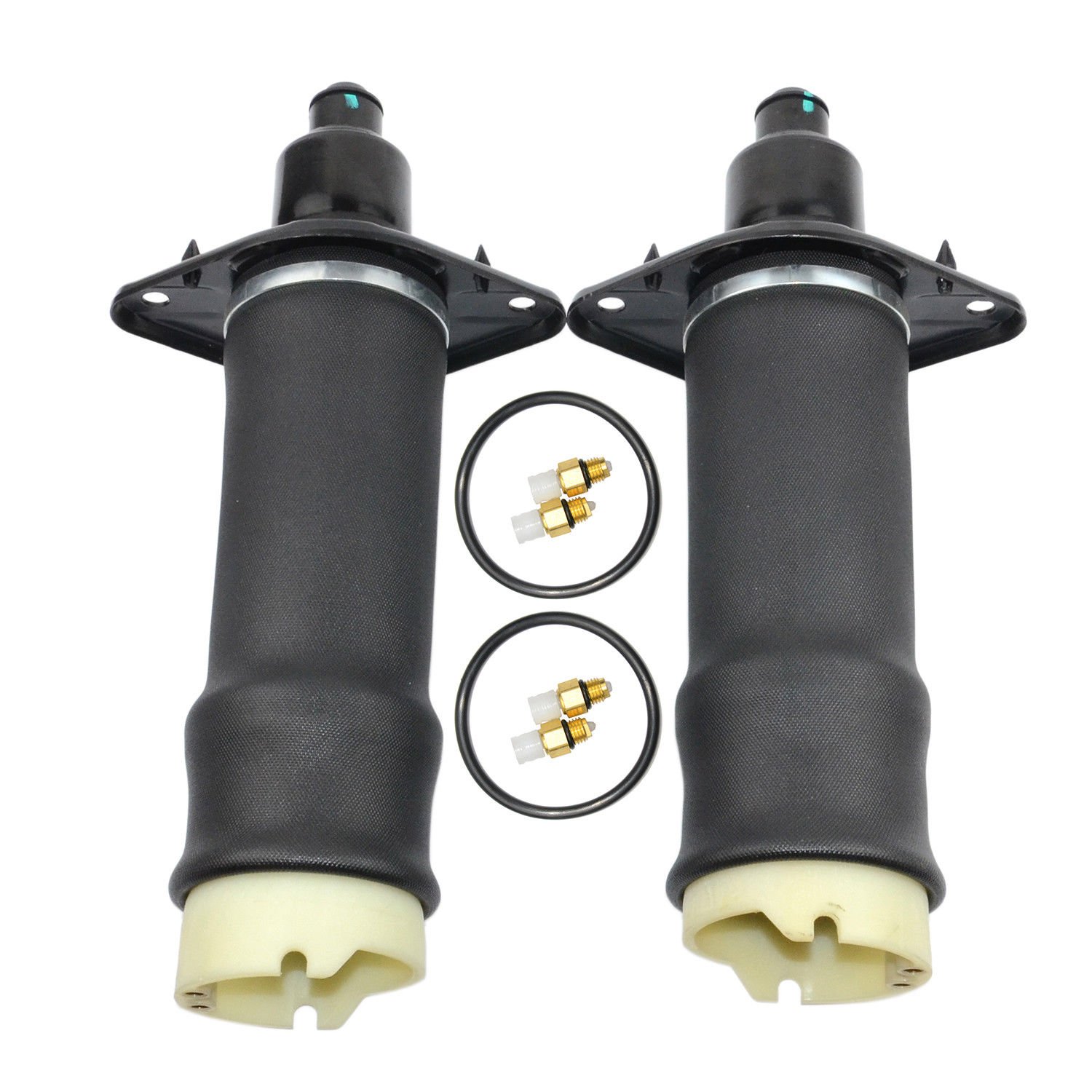 2 piezas Cámara de aire con suspensión neumática trasero izquierdo derecho 4Z7616051A 4Z7616052A Reemplazo para A6 4B C5 Allr0ad Quattr0 4Z7 616 051A 4Z7 616 052A