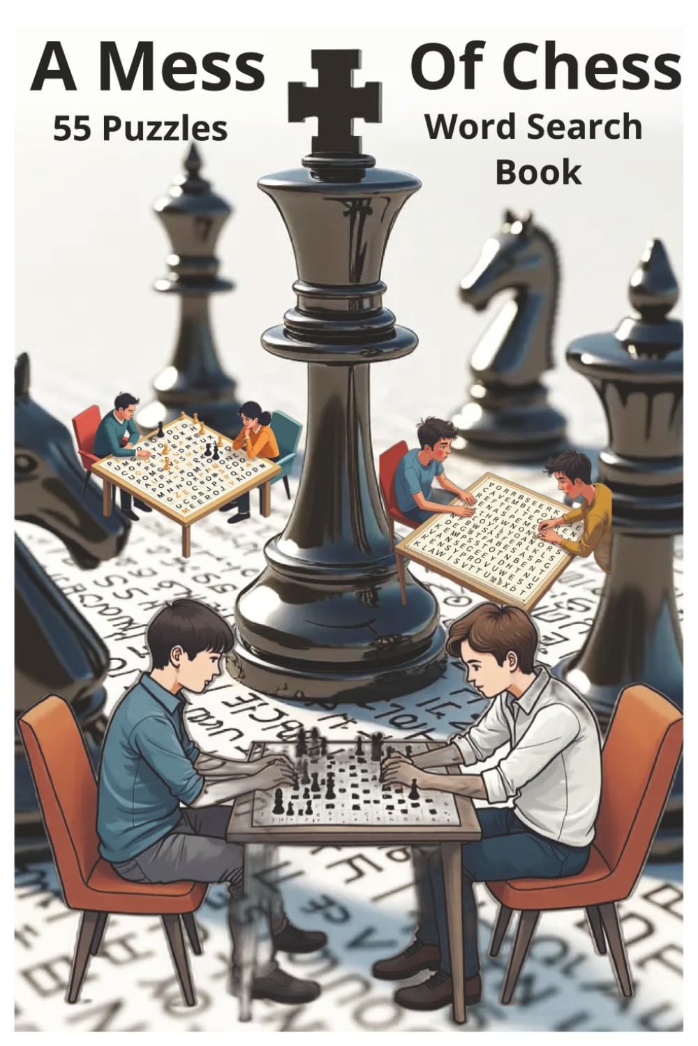 A Mess Of Chess: A Word Search Journey Through Chess — From Pawns to Grandmasters, Openings to Endgames, and Beyond (Hobbies-Recreation-and-Special Interests)