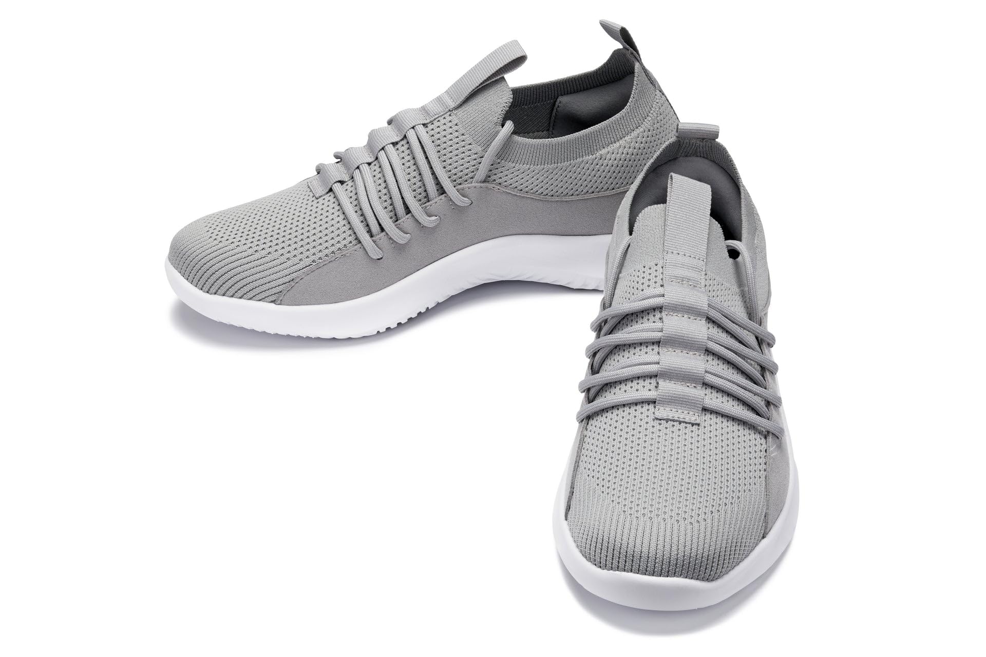CALTO Zapatos de elevación invisibles para hombre con aumento de altura - Zapatillas deportivas ultraligeras - 2.4 pulgadas más altas