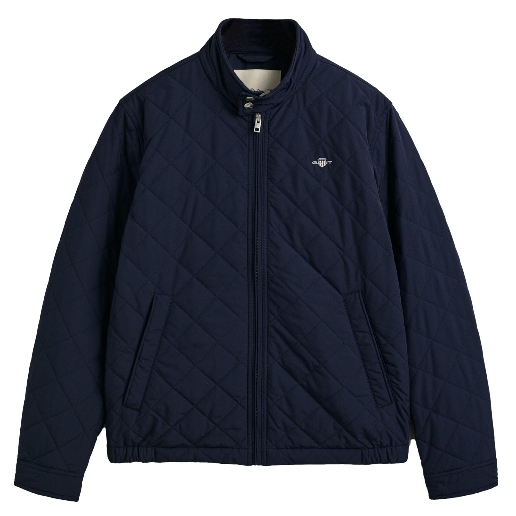 Gant Herren Quilted Windcheater Jacke, Evening Blue, Standard