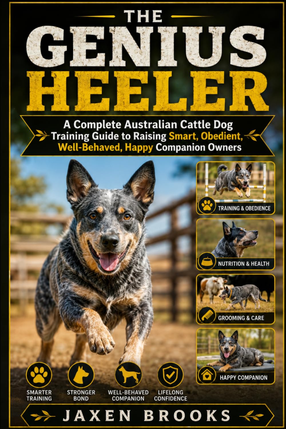 THE GENIUS HEELER: A Complete Australian Cattle Dog Training Guide to Raising Smart, Obedient, Well-Behaved, Happy Companion Owners