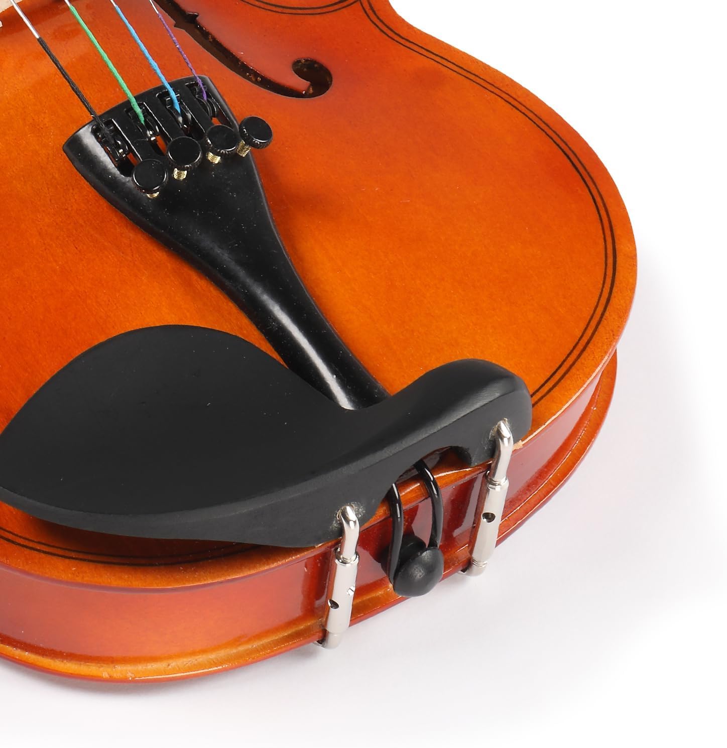 1/2 Violin for Beginner, Violin 1/2 Size for Kids Age 7-9, Student, Half Size Acoustic Violins with Hard Case, Bow, Rosin, Bridge (Natural – Reddish Tone)