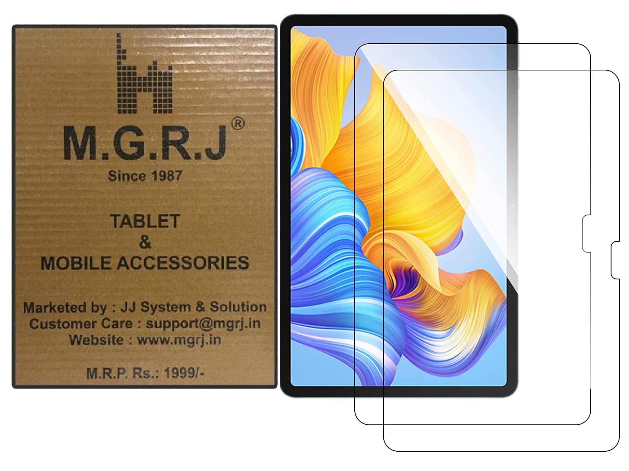 M.G.R.J® Tempered Glass Screen Protector for Honor Pad 8 (12" inch) (2022) (Pack of 2) (B0C1Z784JK) Amazon Price History, Amazon Price Tracker