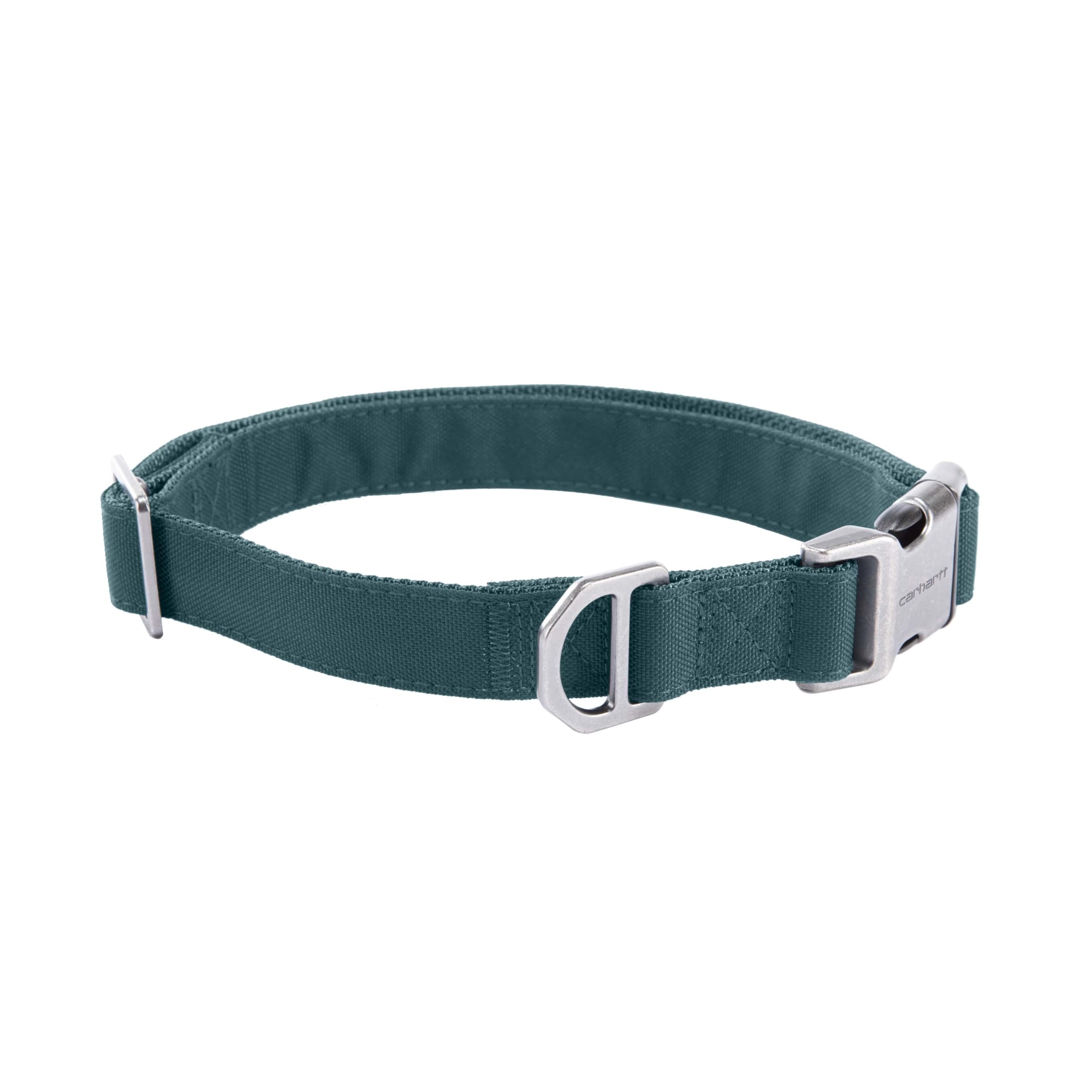 Carhartt Field Dog Collar, Fully Adjustable, Durable 600-Denier Fabric W/Reflective Wordmark for Visibility, Greenstone, Large โ image 1