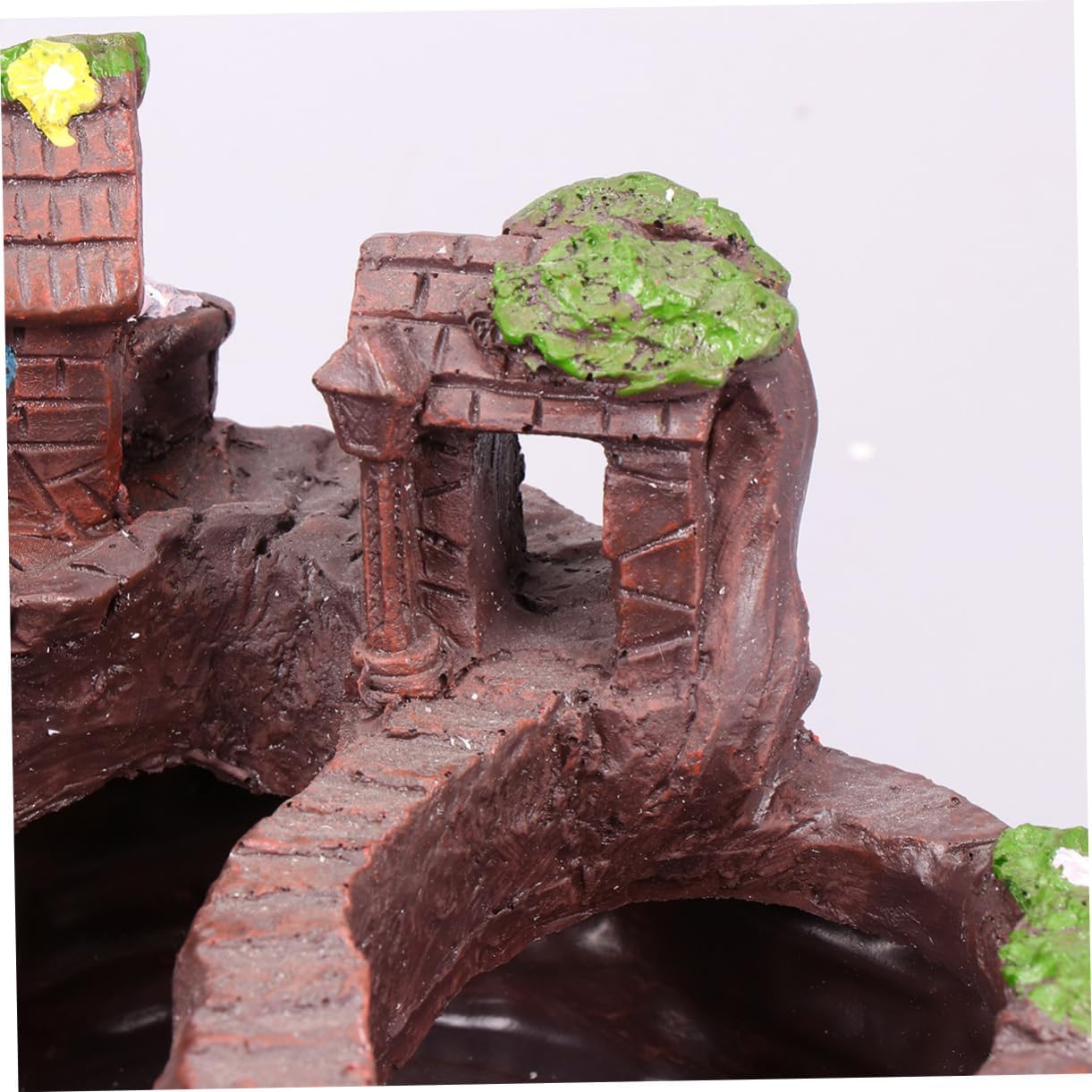 Cute Room Decor Resin Creative Small House Flower Pot Aesthetic Home Ornament Fairy Garden Pot Succulent Planter