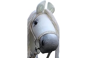 Hobby Horse Stick: Realistic White RACHEL