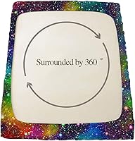 Vista 5 de Juego de sábanas bajeras de galaxia para niñas y niños, 2 piezas, 1 sábana de bolsillo profundo con 1 funda de almohada de microfibra sin arrugas