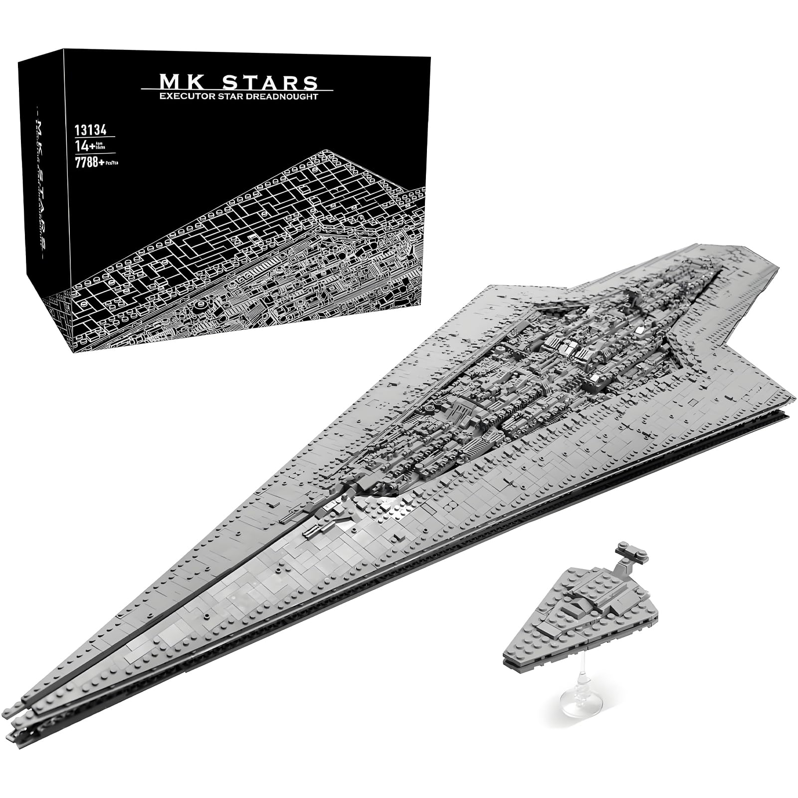 Amazon.com: SHHFWU 13134 Super Star Destroyer Model Ship, A New