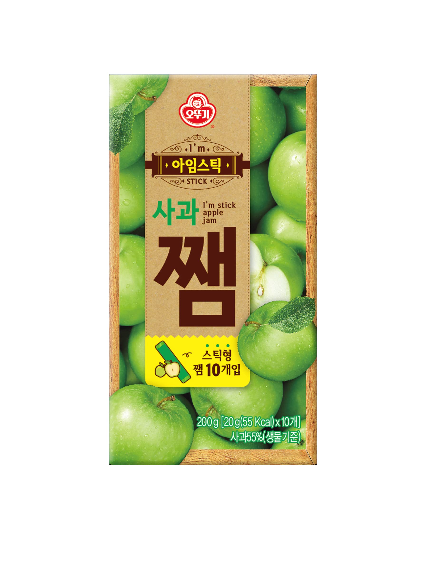 Buy [OTTOGI] I'M STICK APPLE JAM, individually packaged fresh jam in a