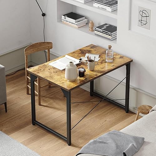 Miniatura 84 de CubiCubi Escritorio para computadora, escritorio pequeño de oficina en casa de 32 pulgadas para espacios pequeños, estilo moderno y simple para el