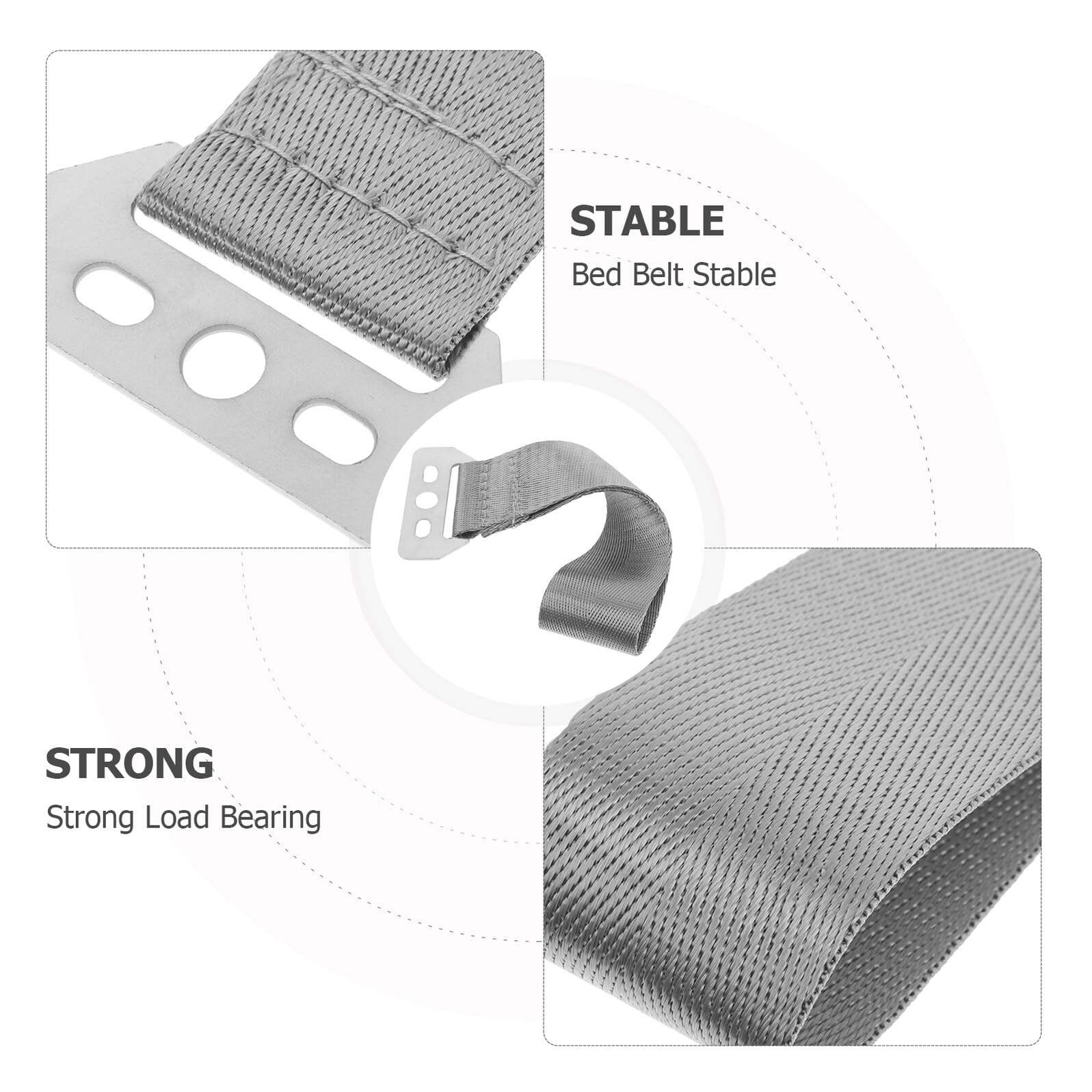 Cinghia di Trazione per Sollevare Letto Contenitore in Poliestere Rinforzato Antiscivolo, Cinghia Maniglia Sollevamento Materasso 16 Cm per Camera da Letto Multifunzione
