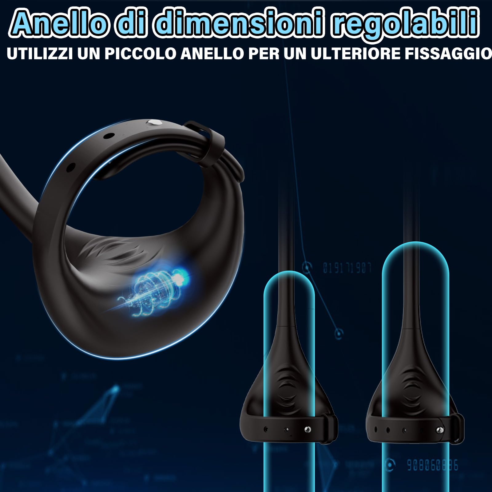 Anale Plug Vibratore per Uomini Sex toys - Anello del Pene Vibratori Giocattoli Sessuali Uomo Gay Coppie Sesso con 10 Modalità di Vibrazione e APP, Analesex Erotici Massaggiatore Prostata Stimolatore