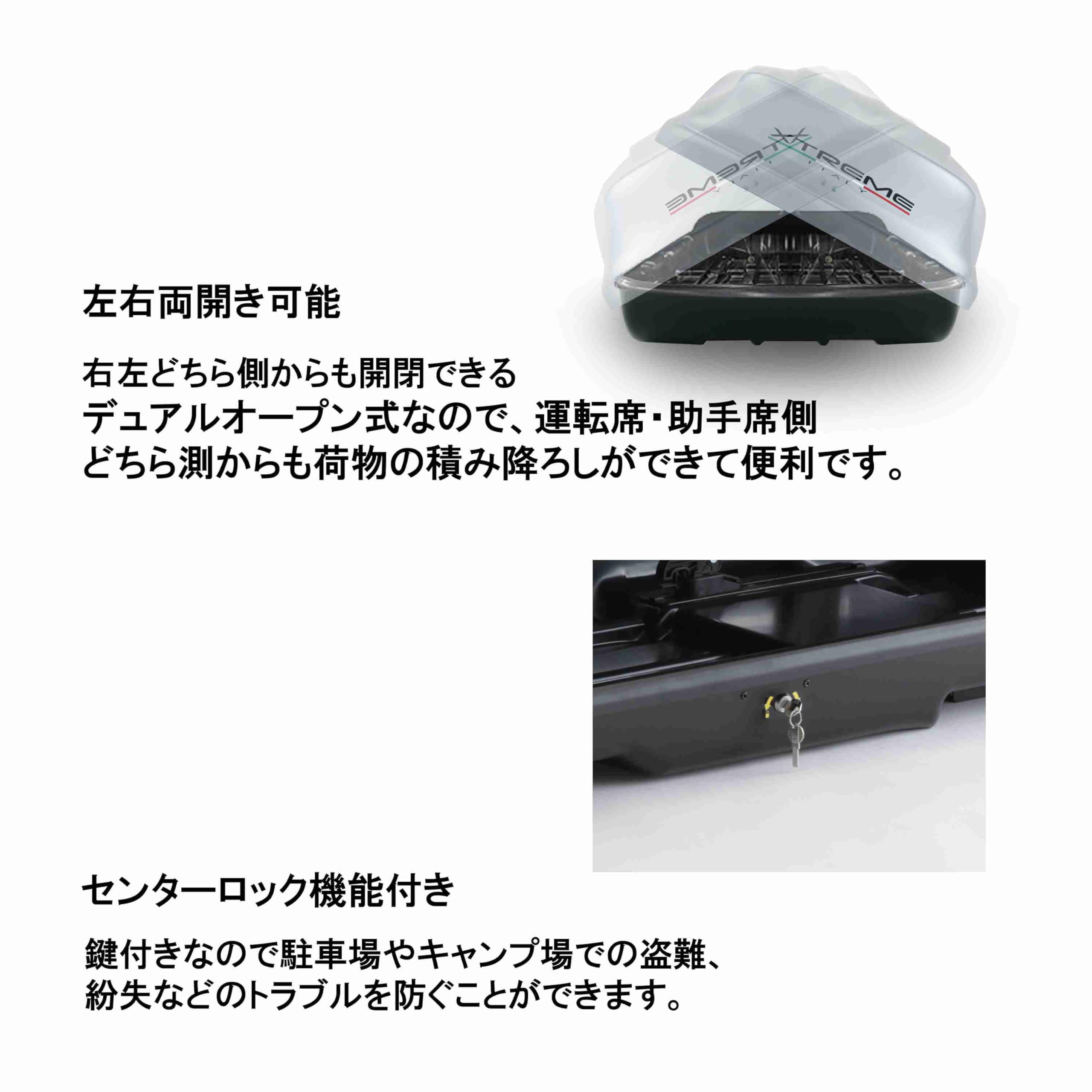 Amazon.co.jp: ルーフボックス 450リットル フラットシルバー 