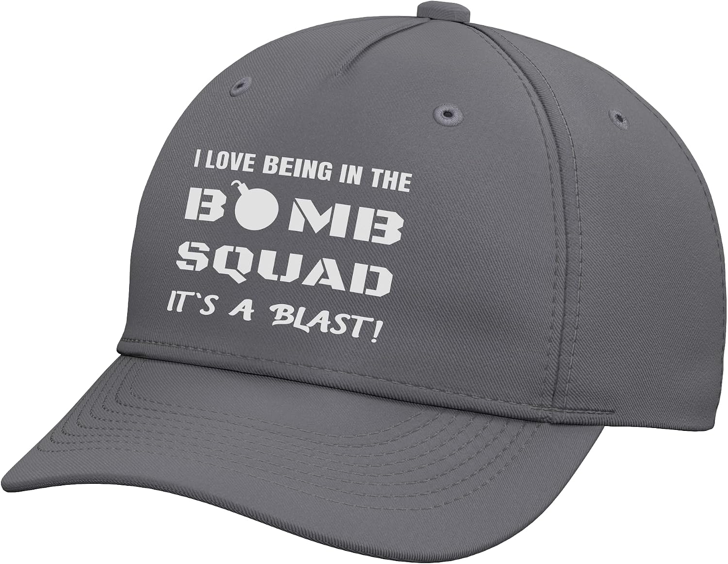 Funny Bomb Squad Joke Explosives Disposal Technician Humor Adjustable Baseball Hat