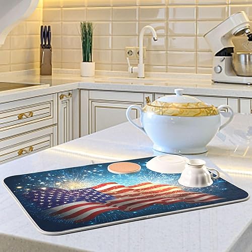 Vista 137 de Nautical Ocean Sea Turtle Dish Drying Mat for Kitchen Counter 18x24 in Starfish Retro Map Microfiber Drying Mats Absorbent Reversible Dish Pad Large