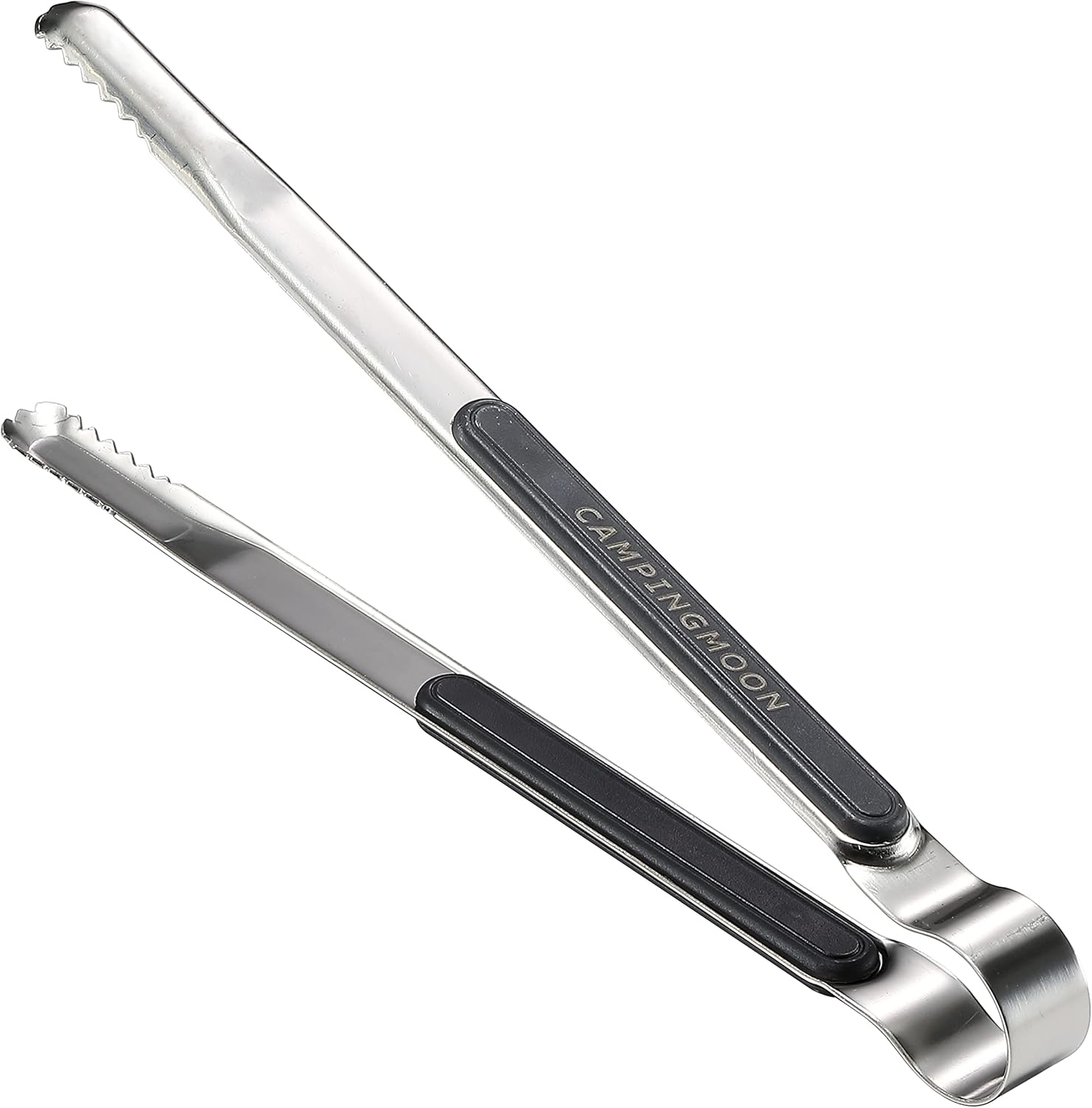 Camping Moon SJ10 BBQ Tongs, Tabletop Tongs, Stainless Steel, Charcoal Grilling Best