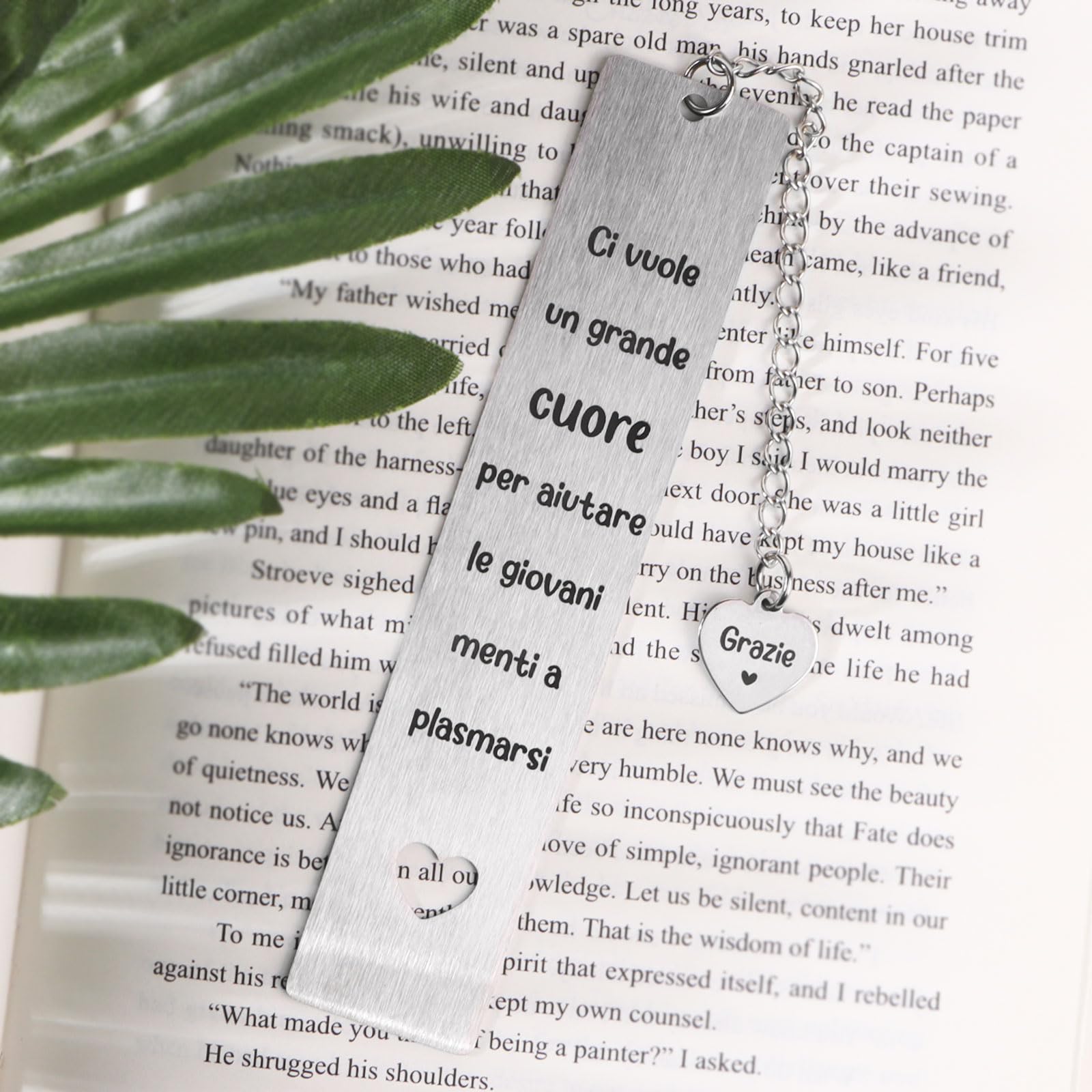 Segnalibro Per Maestra Con Frasi - In Metallo, Con Scatola Regalo, Ideale Per Fine Anno O Occasioni Speciali - Foto 5