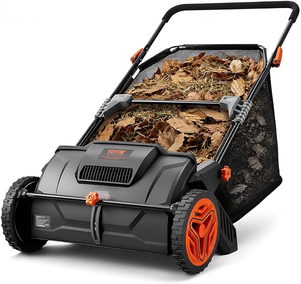 VEVOR Push Lawn Sweeper: The Manual Yard Cleanup Tool That Actually Works