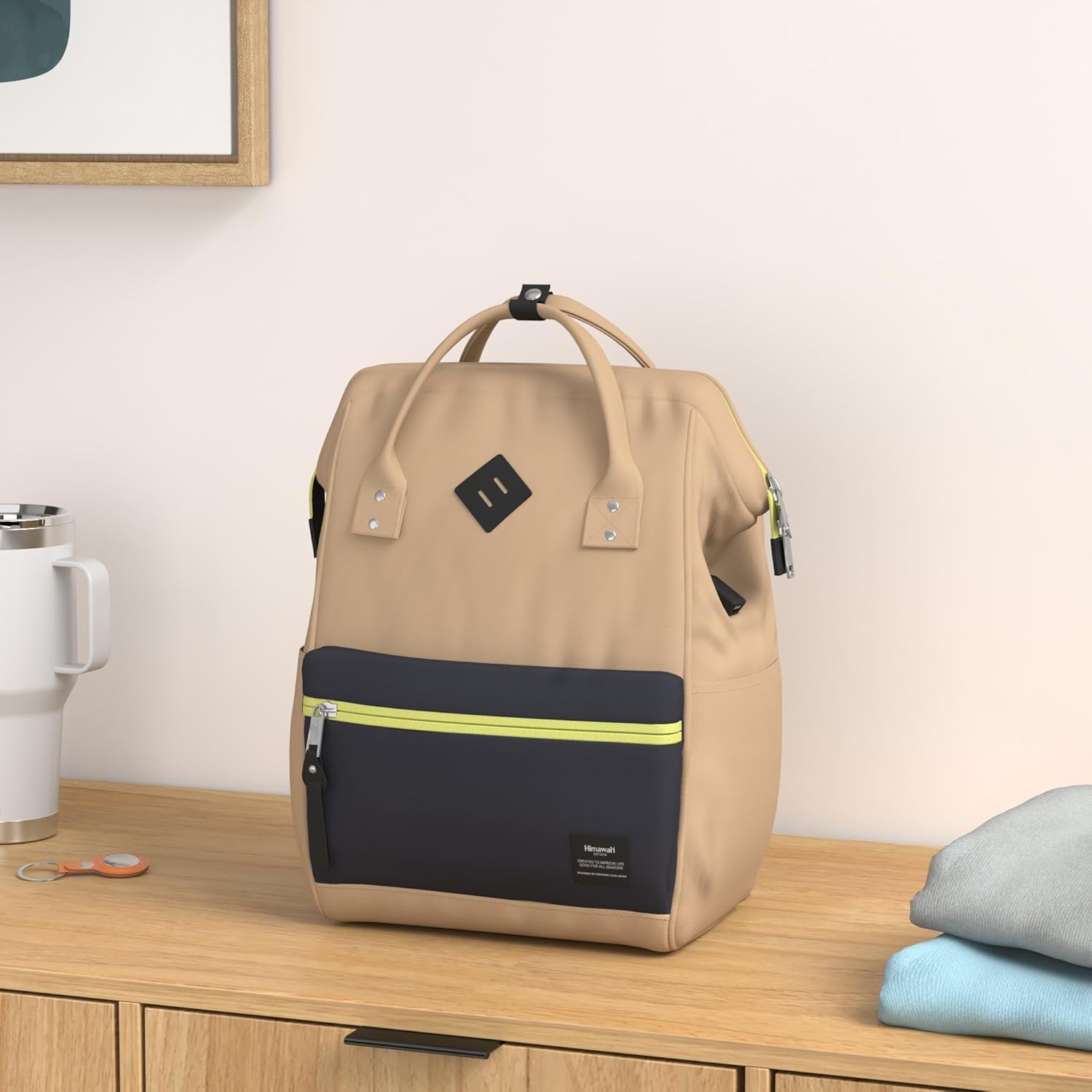 Himawari Laptop Backpack for Women & Men - Travel Backpack With USB Charging Port, Water Resistant, College & Business Bag - Image 2