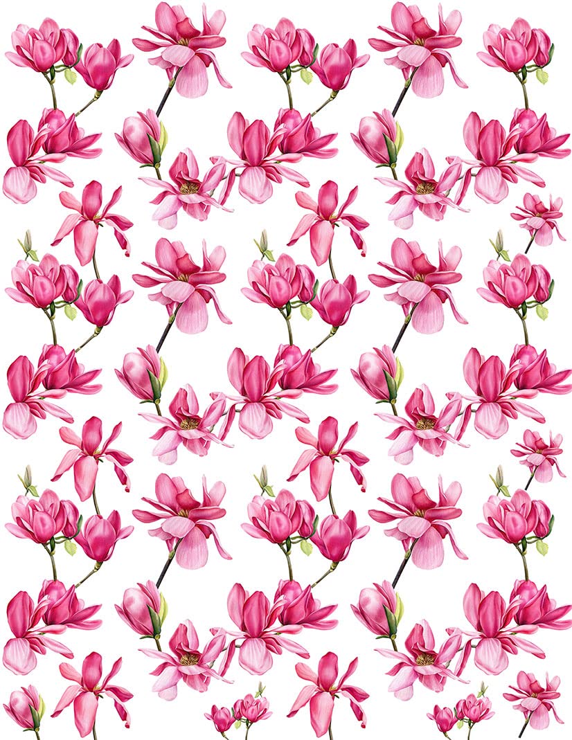 Ceramic Decals - Overglaze - Enamel Decal - Magnolia