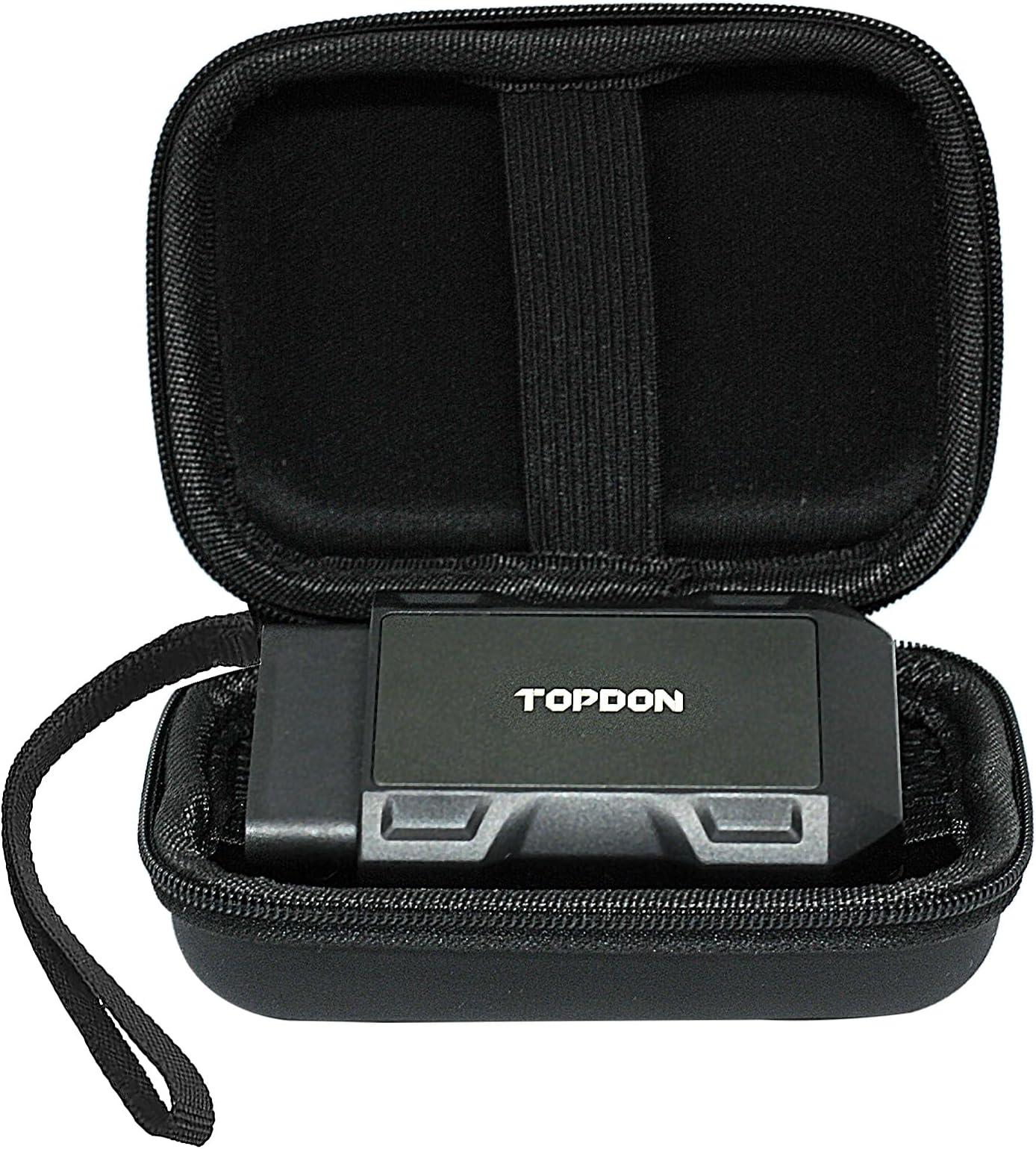 Topdon Scanner Bluetooth OBD2 Car Scan Tool Code Reader Diagnostic Tool,Key Matching Instrument Topscan Pro, Storage Holder Box for USB Cables๏ผCompatible with Topscan/Carpal (Bag Only)