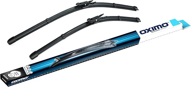 OXIMO WB350600 Silicone Edition dedykowany zestaw do wycieraczek przedniej szyby 650 mm/400 mm D, Corsa E, zestaw 2 szt