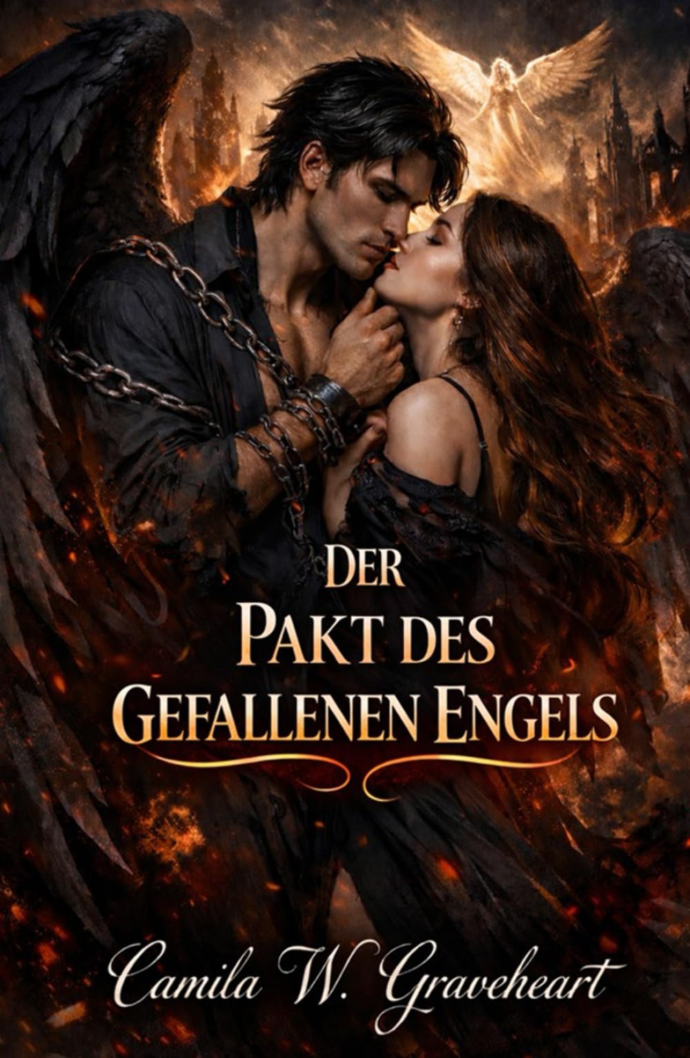 DER PAKT DES GEFALLENEN ENGELS: Dunkler Paranormaler Liebesroman über Dämonen, Himmlischen Krieg und Verbotene Liebe (Dark Romance: Dominante Männer, ... und Intensive Psychologische Erotik)