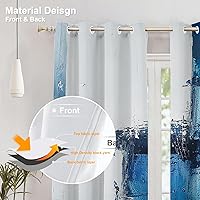 Vista 106 de Cenefas de cocina modernas con patrón de cobre marrón dorado para ventanas, cenefas opacas abstractas de marcas de arañazos y cortinas opacas