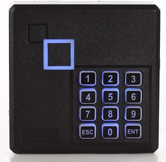 TCP/IP One Door Card/Fob/PIN Code Access Control Track History Records Door Entry System Magnetic Lock Keypad Reader Metal Exit Button 110V Power Supply