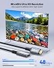 Cable Extensor HDMI 8K 6FT, Adaptador Extensor HDMI 2.1 48Gbps | Compatible con 8K@60Hz/4K@120Hz, HDMI Macho a Hembra, HDR Dinámico/eARC/3D Compatible con HDTV/Fire TV Stick/Roku/Monitor/Laptop/PS5 3