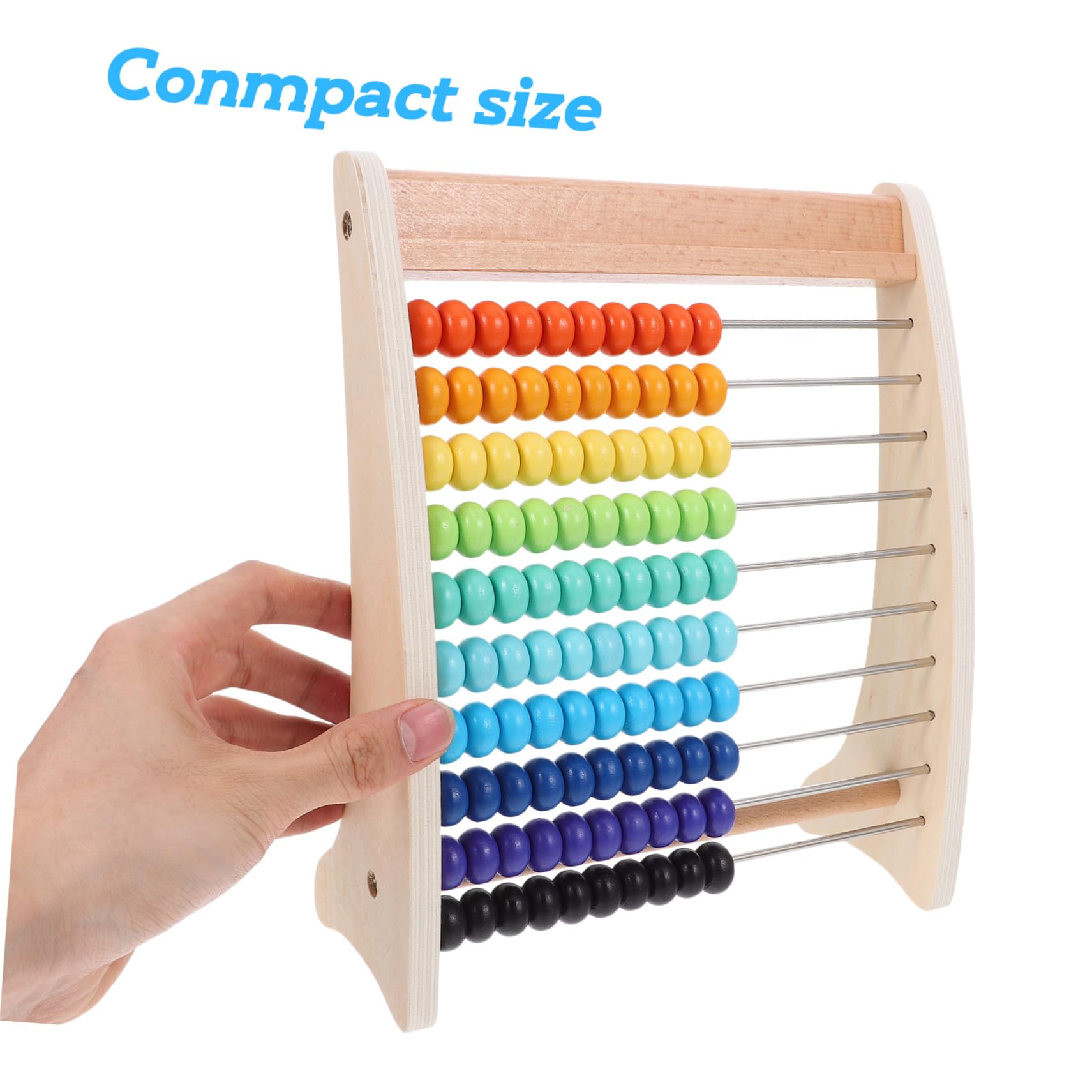 Didiseaon Ábaco de Madera para Niños 13 Niveles, Herramienta Didáctica para Coordinación Mano- y Desarrollo de Habilidades de Cálculo