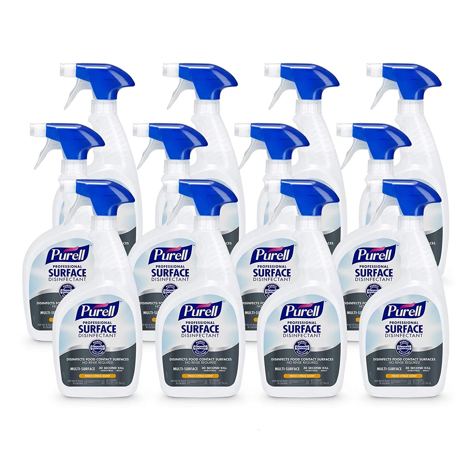 PURELL Professional Surface Disinfectant Spray, Fresh Citrus Scent, 32