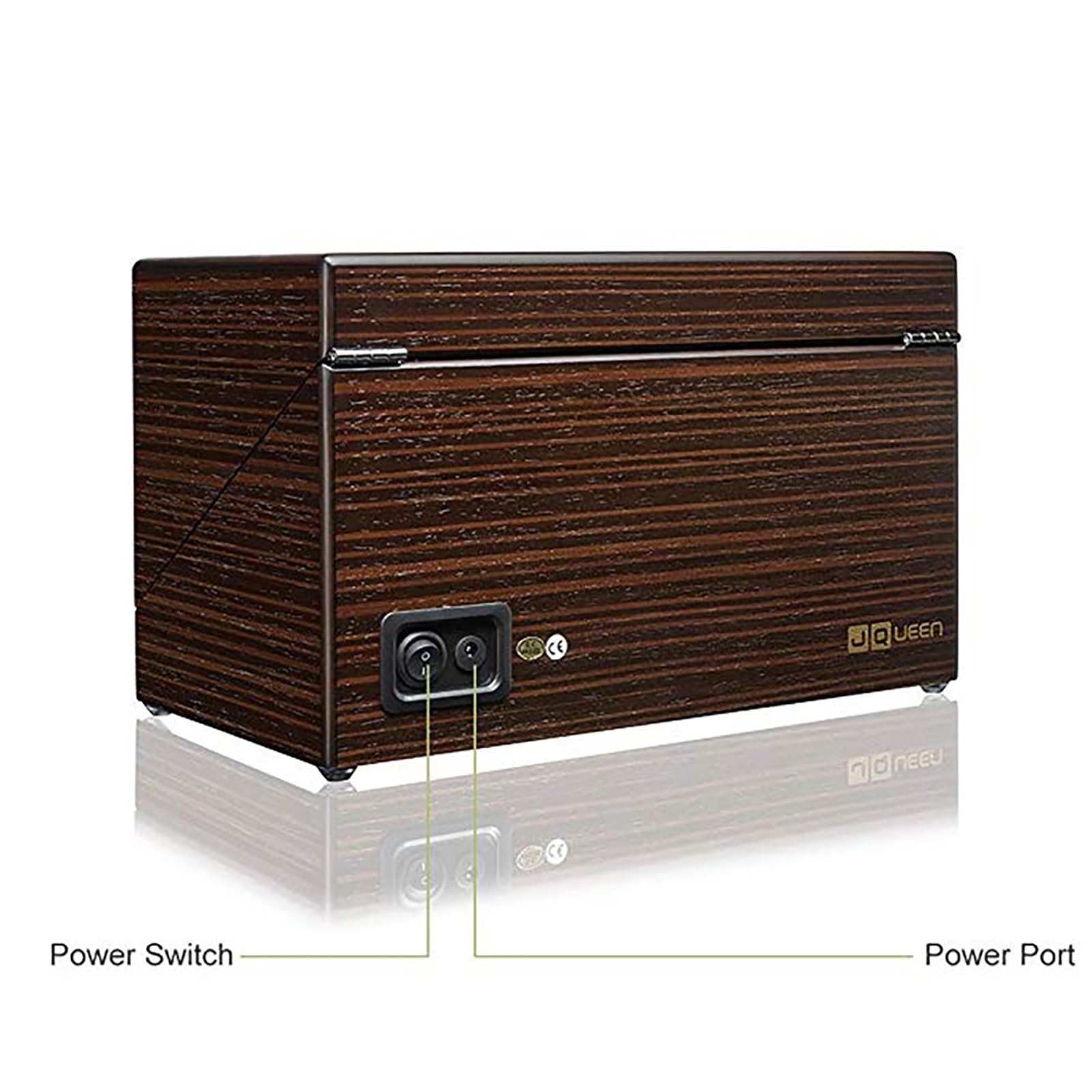 Caricatore Automatico per 4 Orologi, Carica Orologi Elettrica Rotante, Scatola Shaker per Orologi con Motore Silenzioso, Custodia per Orologi Meccanici A Carica