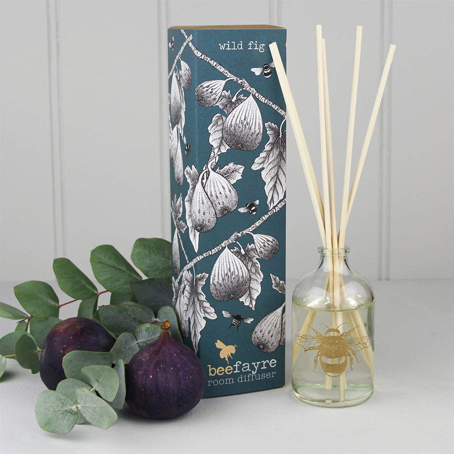Large Wild Fig Bee Festive Room Reed Diffuser